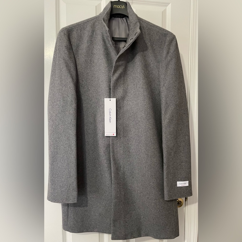 Men’s Calvin Klein Wool Jacket (gray)